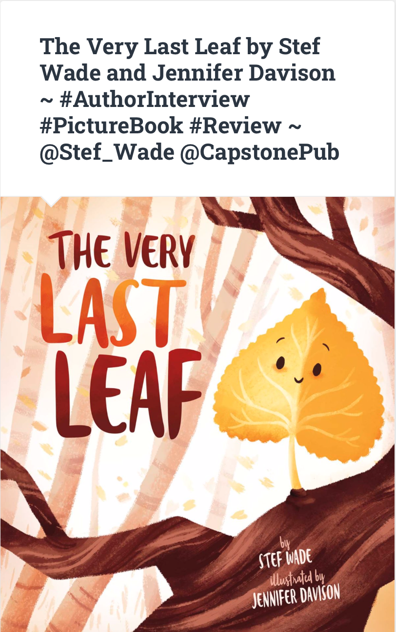 THE VERY LAST LEAF cover and interview
